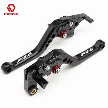 För Yamaha FZ6 FAZER 600/S/N/NA/NS FZ6N FZ6S FZ600 2004 2005 2006 2007 2008-2010 Matt Justerbar Motorcykel Broms Kopplingshandtag Motorfordons Broms 