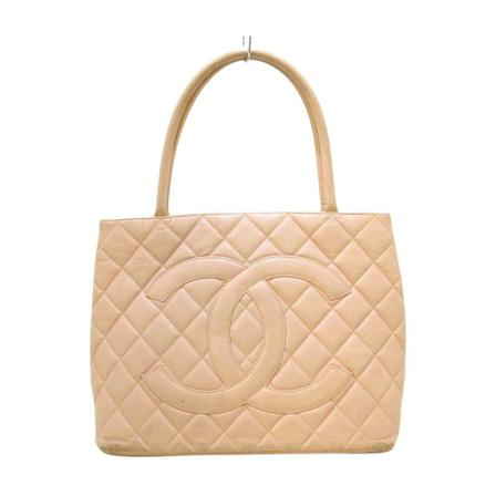 Chanel Vintage Pre-Owned Shoulder Tas , Beige , Dames , Maat: ONE Size Vintage Tassen