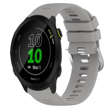 För Garmin Forerunner 55 20mm enfärgad mjukt watch