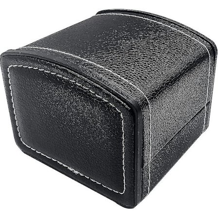 Kellolaatikko, PU-nahkainen neliömäinen kellolaatikko, lahjakellokorujen ja rannekkeiden säilytyslaatikko yhdelle kellolle