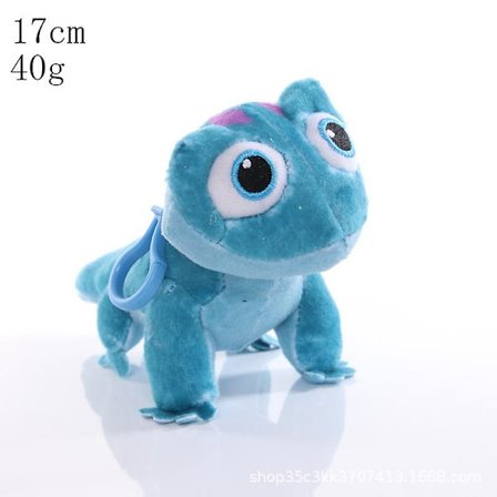 Fryst salamander kameleont plysch söt docka present 5 tum