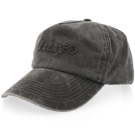 HUF - Svart Keps - Pacific Wash Black Dad Cap @ Hatstore
