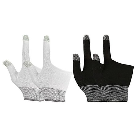 2 par pekskärms fingervantar spelhandskar komfort spelhandskar för spelare