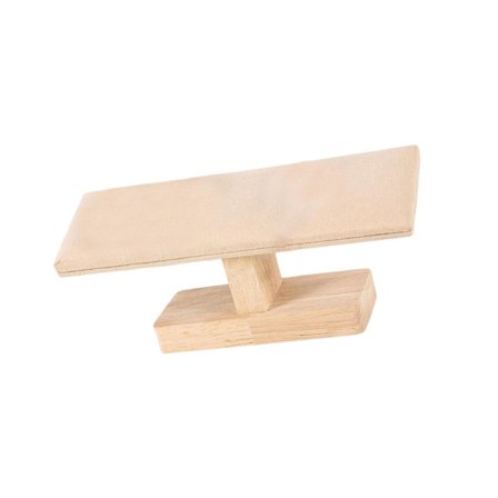 1/2 Bärbart Klockdisplayställ Smyckestorn för Sovrum Gult 20 x 6 x 8cm Gul 20 x 6 x 8cm