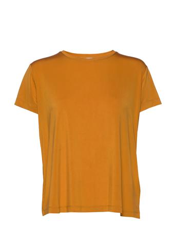 Siff Tee 6202 T-shirt Top Guld Samsøe Samsøe