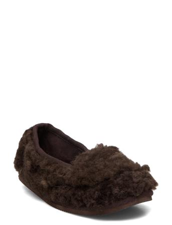 Ines Slippers Tøfler Brun Shepherd
