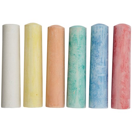 Street Chalks Jumbo Set of 6