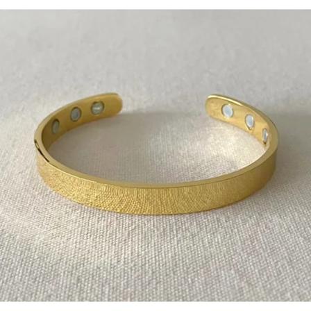Ren Koppar Magnetisk Armband Artrit Terapi Energi Bangle Smycken Smärta Lättnad Bio Magnetisk Koppar För Kvinnor Män gold