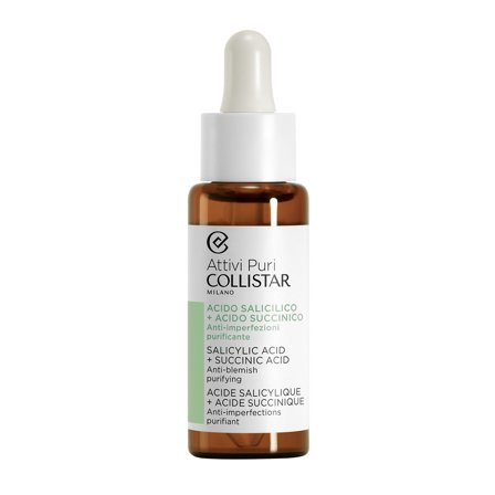 Collistar Attivi Puri Acido Salicilico + Acido Succinico 30ml - Siero viso antimperfezioni