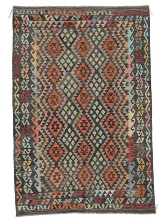 Kilim Afghan Old Style Rug 196X293 Wool