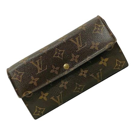 Louis Vuitton Vintage, pre-owned Wallet Portefeuille Sarah Bruin, Dames, Maat:ONE Size