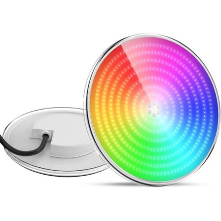 [CA] Hartsfylld LED-allasvalaisin, 35W PAR56 RGB -allasvalaisin monivärinen [JUN]