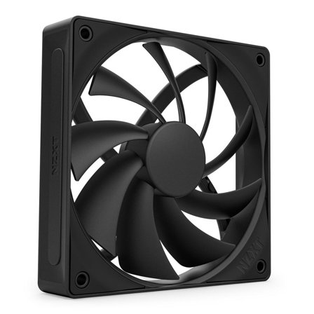 NZXT F120Q Quiet Airflow Vifte (sort) 120mm, 500-1,700 ± 200 RPM, 25.1 dBA