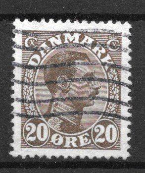 Danmark 1921 - AFA 125x - Stemplet