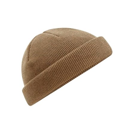 Beechfield Fisherman Mini Recycled Beanie One Size Biscuit Beig