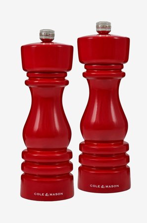 Cole & Mason - Mill set Gloss Lontoo - Punainen - Maustemyllyt & morttelit - - Homeroom