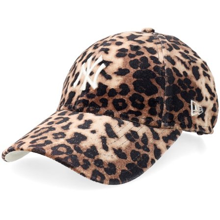 New Era - MLB Bege adjustable Boné - New York Yankees Womens Leo Velour 9FORTY Adjustable @ Hatstore