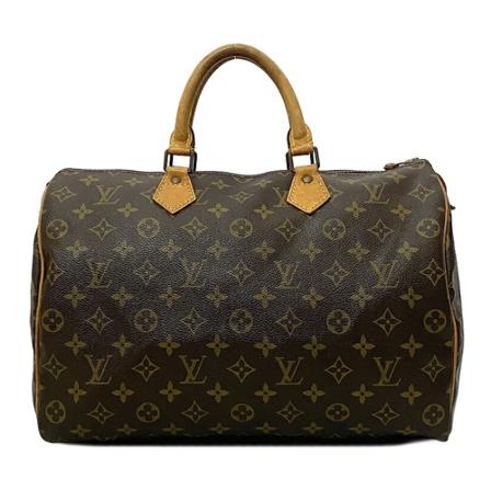 Louis Vuitton Vintage, Pre-owned Speedy 35 Monogram Handbag Bruin, Dames, Maat:ONE Size