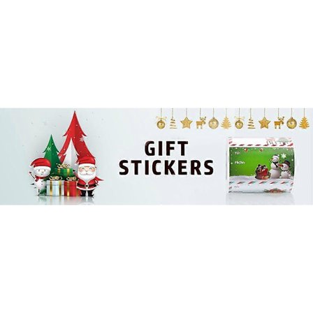 500 st Julklappsetiketter Julklappsdekaler