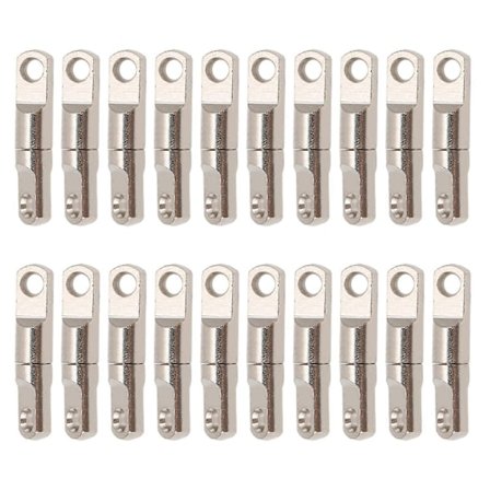 20 stk Fiskesvirvler Sett Holdbart Enkel Bruk Reduserer Vannmotstand Svivel Fiskeredskap for Fiske 4mm-Perfekt