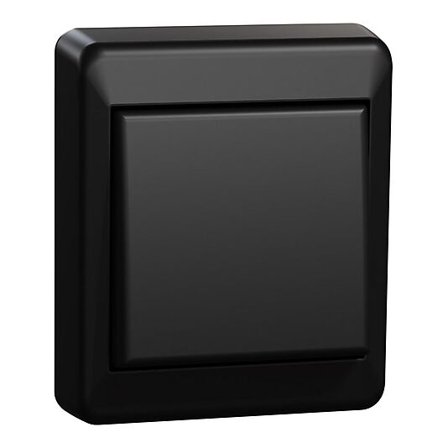 Bryter utenpåliggende sort Elko RS 1-Pol