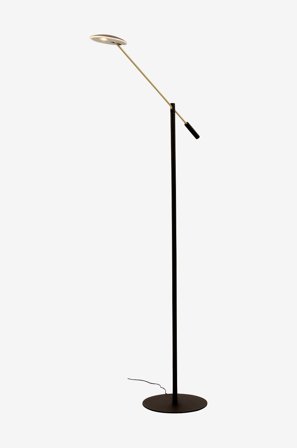 Aneta Lighting - Lattiavalaisin LED CADIZ - Musta - Lattiavalaisimet - - Homeroom