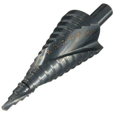 HSS Stegborr Konisk Metallborr 4-32mm för Skruvdragare på Stål Trä Plast