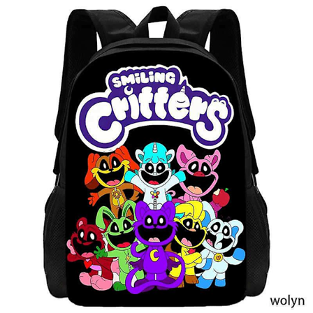 Poppy Playtime 3 Leende Varelser Barn Skolväska Ryggsäck