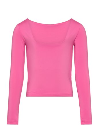 Rkbillie Reversible Ls Short T-Shir Pink Rosemunde Kids