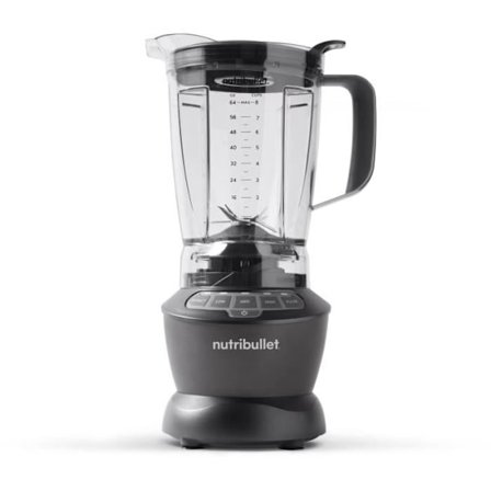 Blender - NUTRIBULLET Combo - NBF500DG - 1200 Watt - Kande 1,65L - 2 kopper og 2 rejse låg inkluderet - Sort - BPA-fri