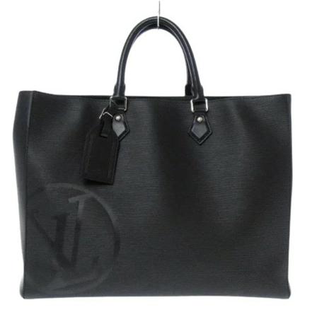 Louis Vuitton Vintage Pre-owned Leather totes , Zwart , Dames , Maat: ONE Size Vintage Tassen
