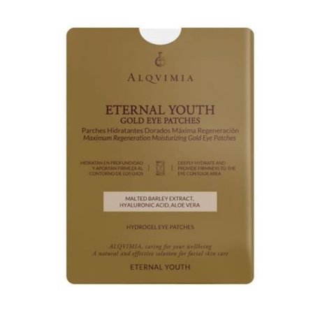 Silmäympärysnaamiot - ALQVIMIA - Ikivihreä Naamio - Kulta - Hypoallergeeninen - Herkälle iholle