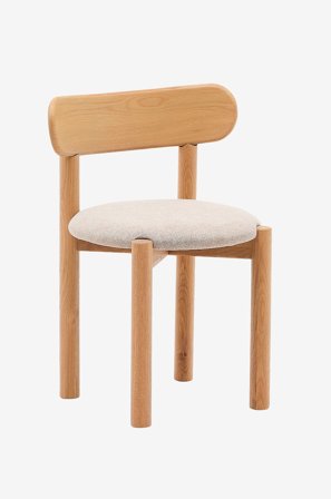 Kave Home - Spisebordsstol - nebai 2-pak - Brun - Stole - Fra Homeroom