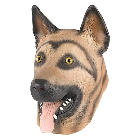 Zodiac Dyr Kylling Hest Hund Gris Tigerhode Kaninmaske Latekskostyme Halloween maskerekvisitter style 20