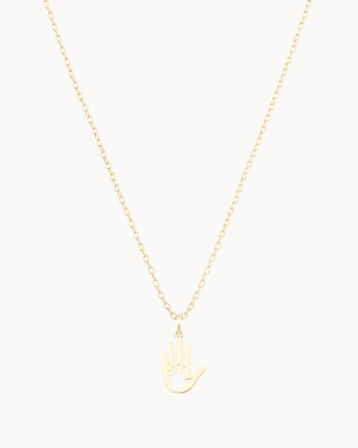 Hand hängsmycke i 18K Gulguld