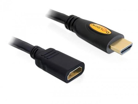 Delock High Speed HDMI with Ethernet - HDMI-forlengelseskabel - 5 m