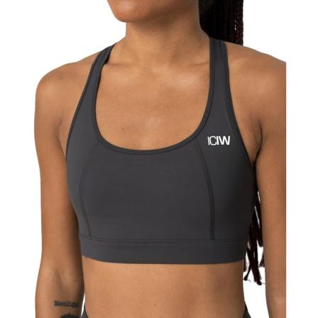 ICANIWILL Classic Sports Bra Women undergarment Grey XS