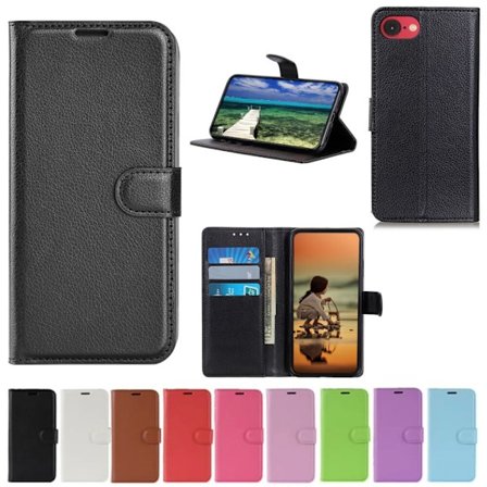 Kompatibel med iPhone, Lommebokdeksel Apple iPhone 16e - Ulike farger