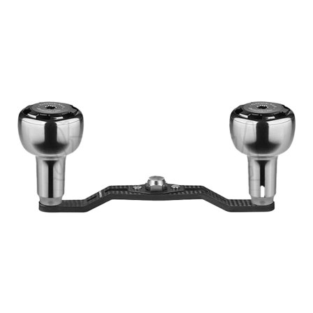 Gomexus 100mm Carbon Handle for baitcasting Reel Silver/Carbon 8x5mm