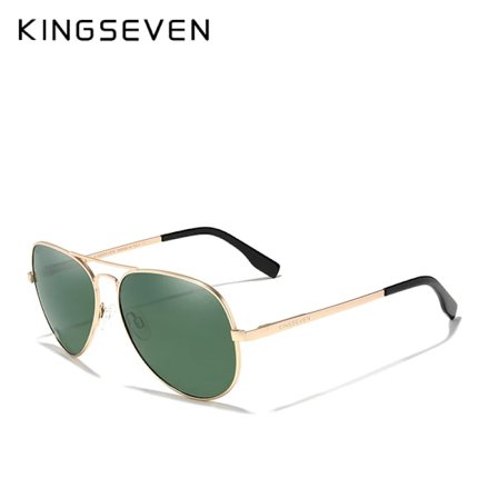 KINGSEVEN Herr Aluminium Solglasögon 2022 Nya Polariserade UV400 Spegel Herr Solglasögon Dam För Herrar Oculos de sol 7735