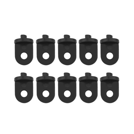 50 stk. Plast Drivhus Kroge Plante Blomster Ophæng (Sort)