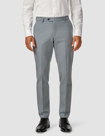 Shaping New Tomorrow - Essential Suit Pants - Light Blue Melange - Regular Fit - Herre - Størrelse 31/30