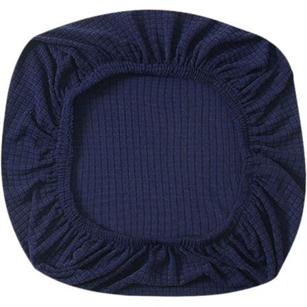 Blå elastisk kontorstolbetræk stolbetræk skrivebordsstol pudebeskyttende betræk egnet til computer