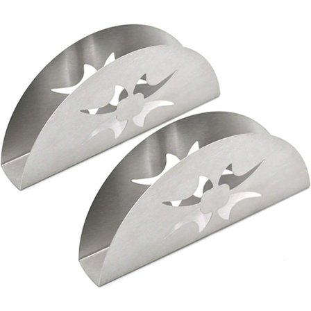 2-pak Servietholdere, Bordsservietholder Rustfrit Stål Servietholder Papirhåndklædedispenser Modellering til Spisebord