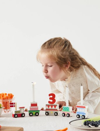 Barbo Toys Birthday Train Scandinavia - (Se, No And Dk Flag) - Multi/patterned - ONE SIZE