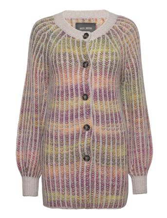 Mmmargo Knit Cardigan Strikkegenser Cardigan Multi/mønstret MOS MOSH*Betinget Tilbud