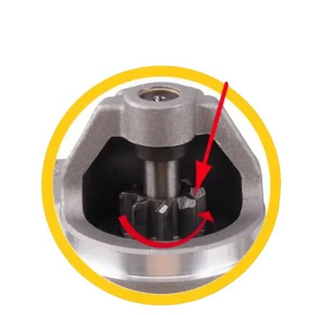 Motorsstarter, 12V 08KW, Koppar Passar till 170F 178F 186F Motor, QD114A Framåt