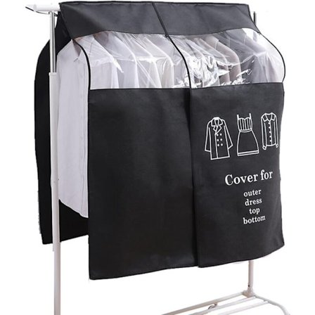 Oppbevaringsposer for dresser, beskyttende trekk for klesstenger, beskyttende trekk for klær, støvtett trekk, beskyttende trekk for klær