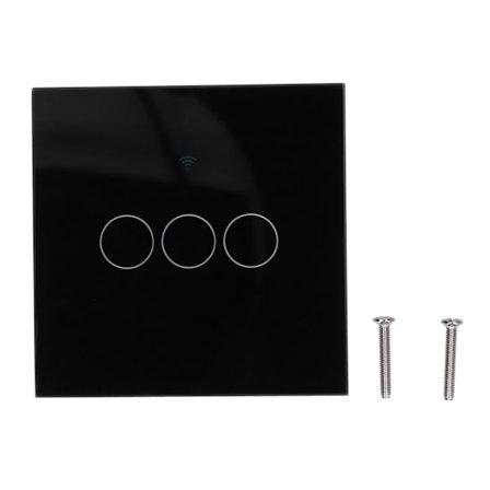 För Tuya Zigbee Ljusströmbrytare 3-Gang EU Fjärrkontroll Touch
