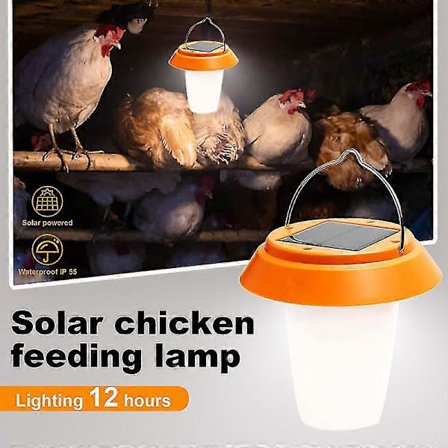 Solar Farm Hønsehus Special Lampe Super Lysende Lampe